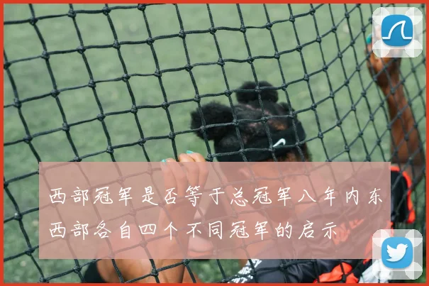 西部冠军是否等于总冠军八年内东西部各自四个不同冠军的启示